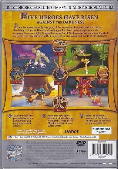 Spyro - A Hero\'s Tail - PS2 - Platinum (B Grade) (Genbrug)